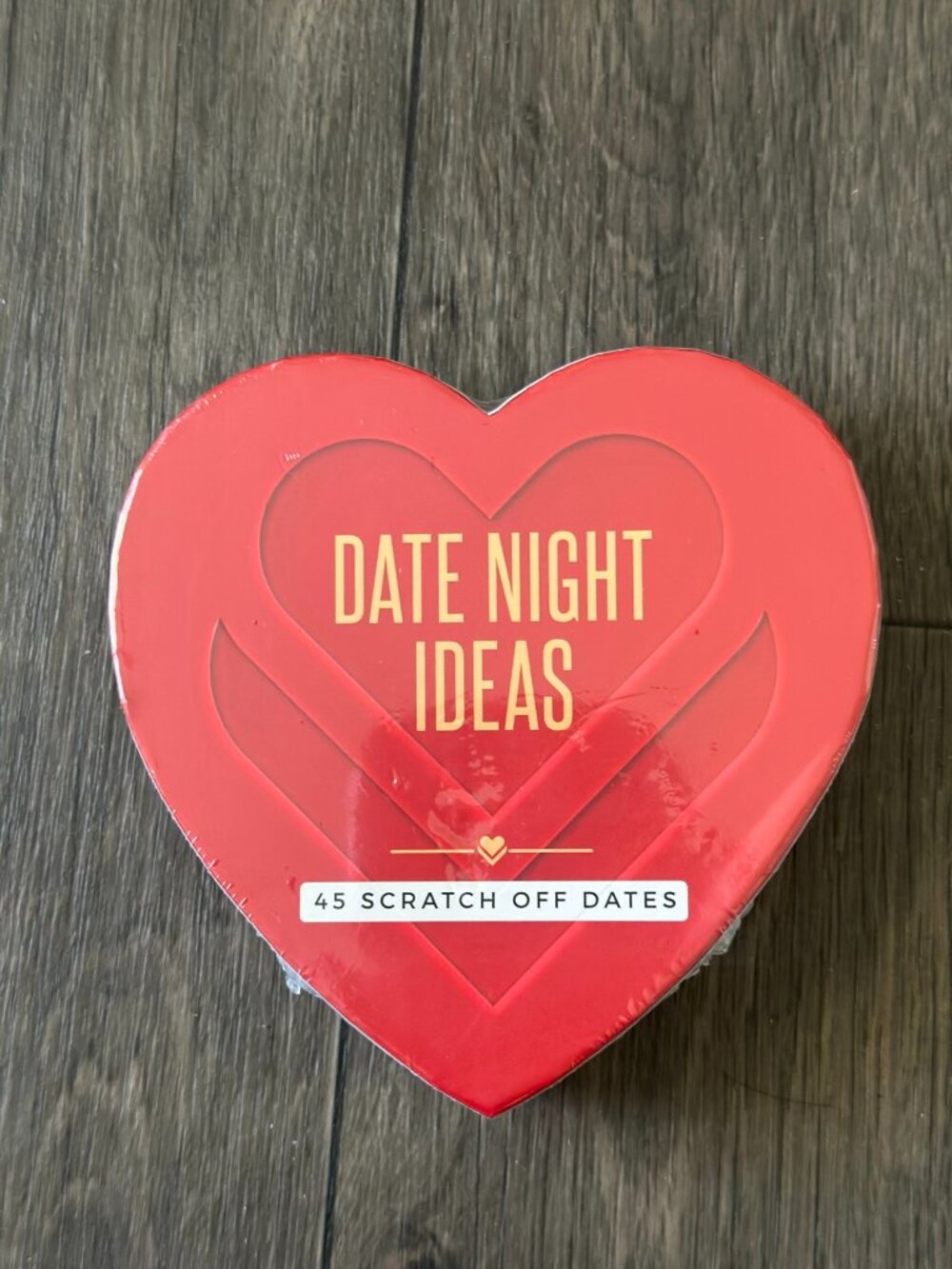 Eluvate Date Night Ideas Scratch-Off Game – Heart Box, 45 Cards, New Sealed